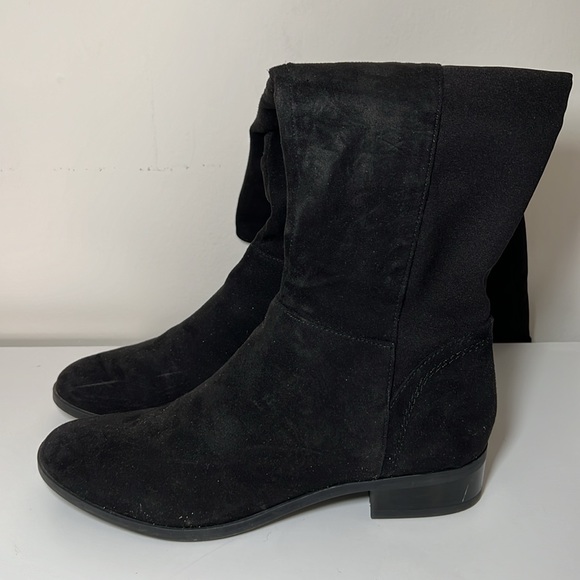 Nine West Knee High Boots Black Size 8 Reiley - Picture 2 of 9